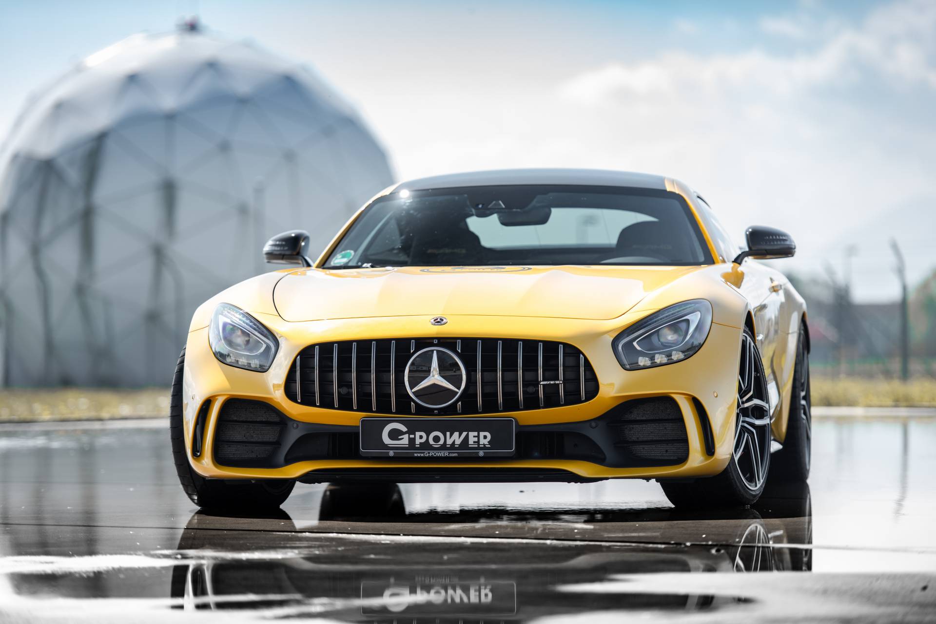 g-power从奔驰amg gt r的4.0l v8释放789马力