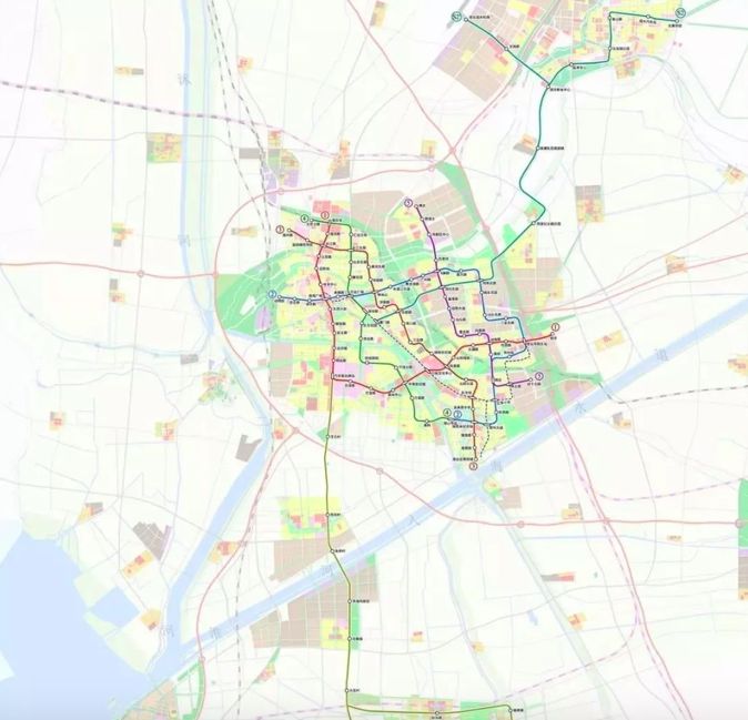 日前通过市批复的《淮安市城市轨道交通线网规划》规划形成