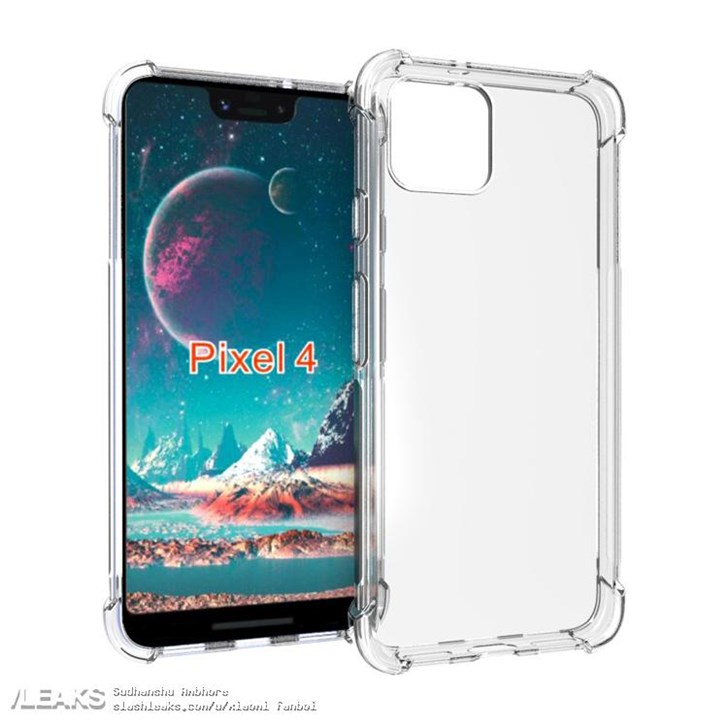 GooglePixel 4/4 XL帶殼渲染圖曝光：前置雙攝+瀏海屏 科技 第2張