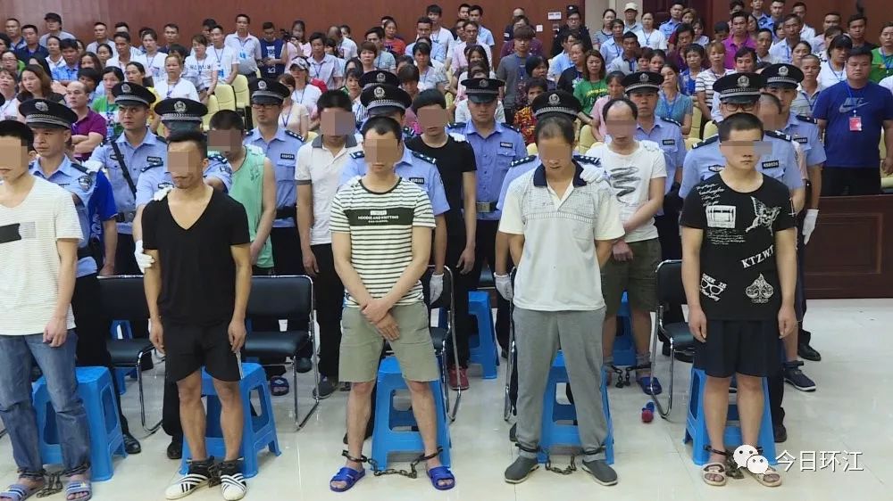 环江龙岩乡群架事件后续,31人犯故意伤害罪,聚众