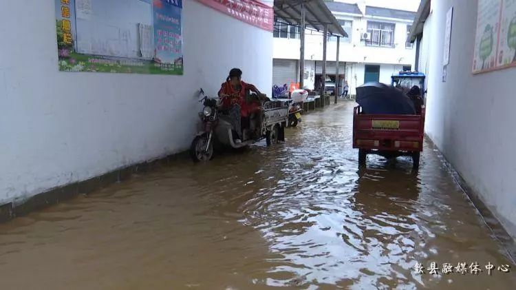 持续强降雨来袭歙县救灾进行时