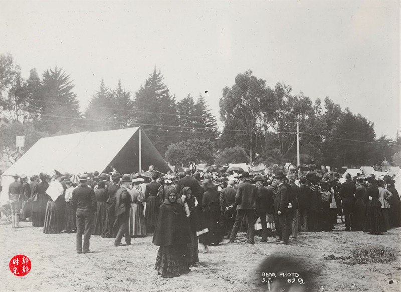 老照片:1906年美国旧金山大地震,当时清朝还捐款了白银14万两