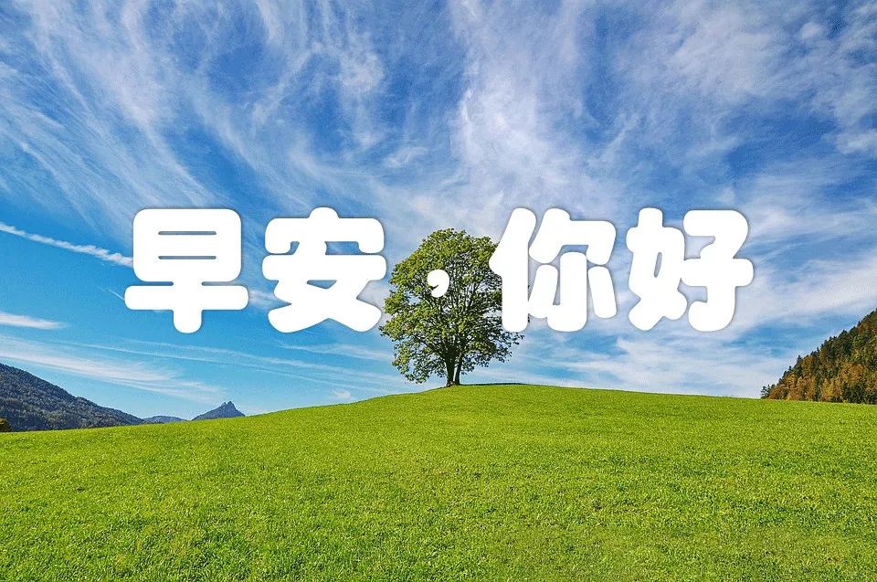 盛夏适合群发早晨好问候语动态图片表情漂亮早上好问候语表情图片