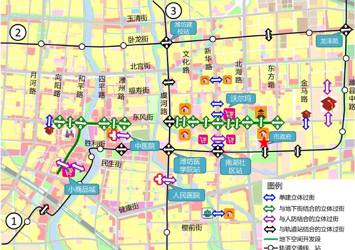 多图潍坊这些地方要建过街天桥地道