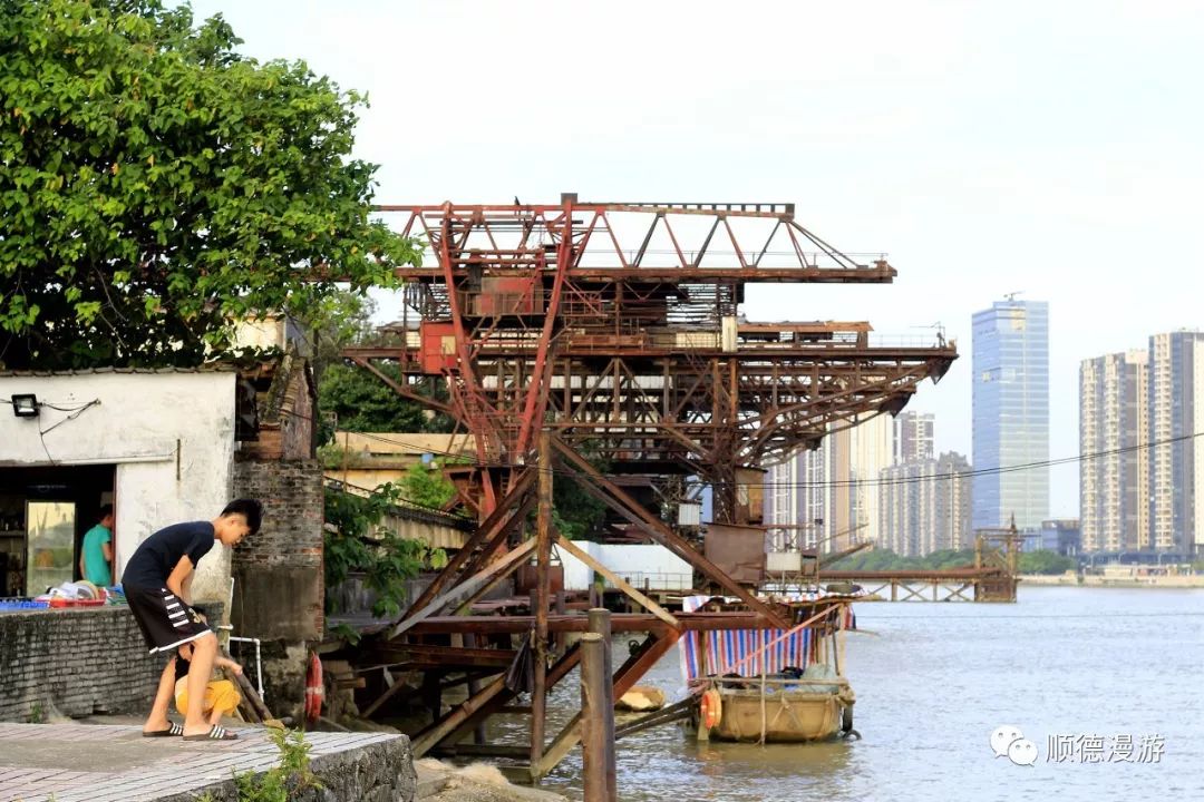 顺德德胜河两岸风景