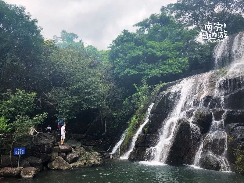 南宁自驾25h发现个冷门小九寨沟森林洗肺瀑布玩水