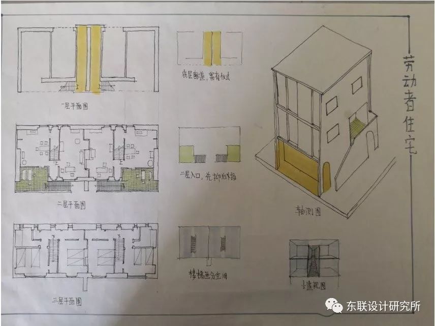 抄绘进行时08——圣特斯的劳动者住宅