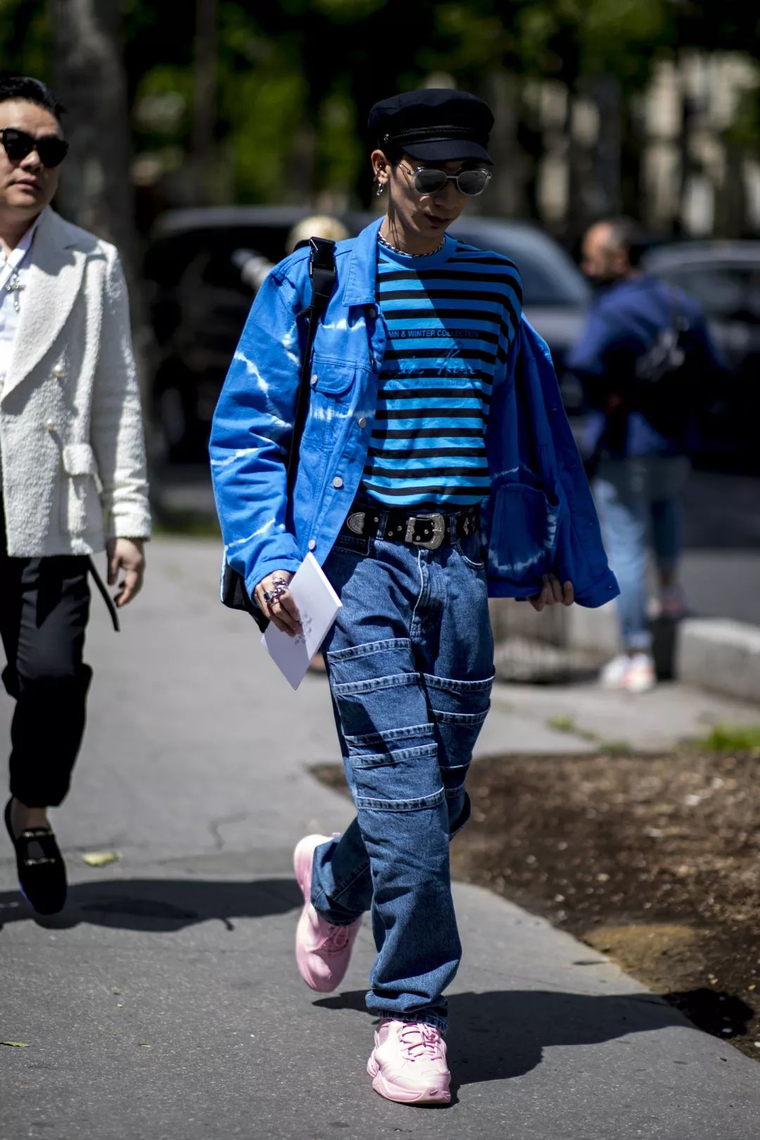时装周街拍 | 经典格纹和条纹,巴黎男装街头风格2020春季