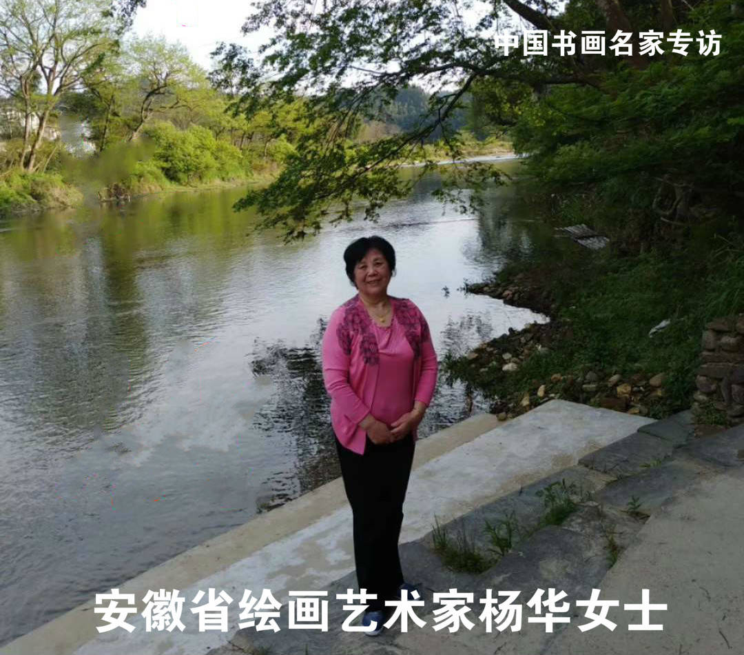 全媒体记者:张行方 高华芬—专访安徽省绘画艺术家杨华女士