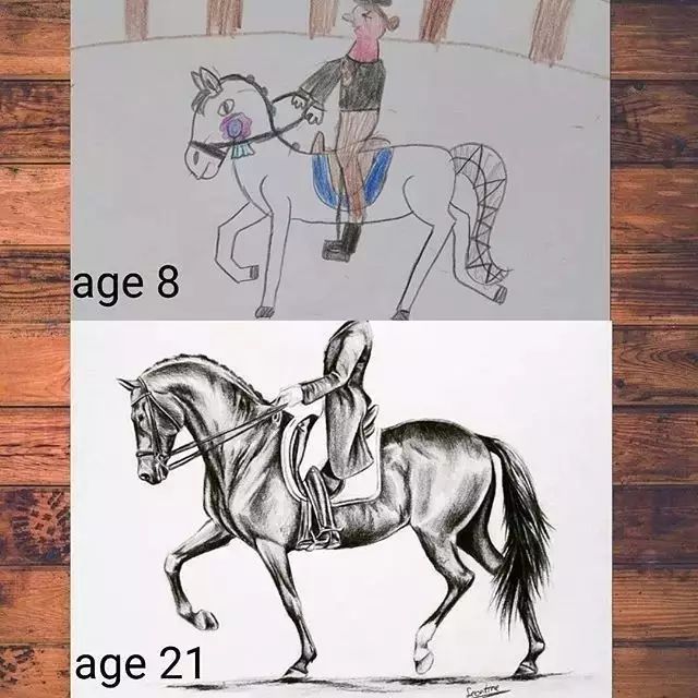 一匹马画了16年，23岁美女学渣人生逆风翻盘