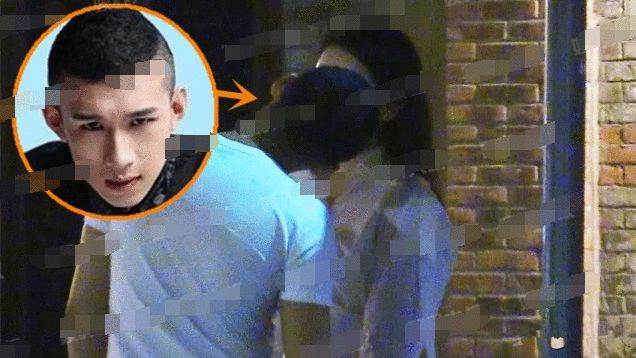 MC李天佑恋情曝光!，与美女街头长时间热吻, 后坐奔驰车离开