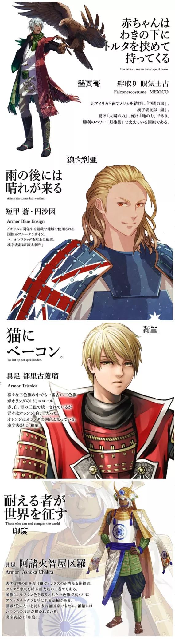 动漫资讯日本推出东京奥运会国家拟人辨识度高各国都帅爆