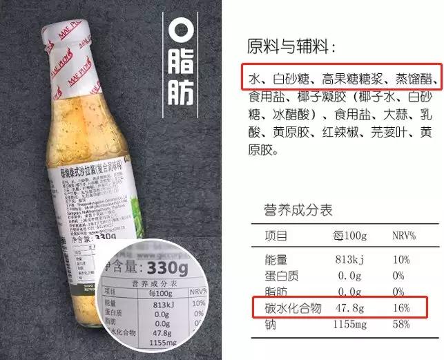 各种沙拉酱的热量高吗?快来看一下如何正确选择减脂沙拉酱吧!