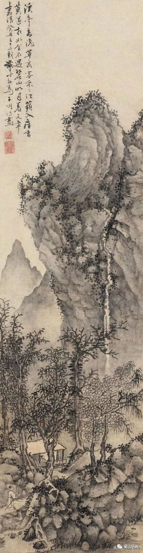 谢时臣之所以在美术通史著作中难觅位置,除了传统文人画理论的排斥外