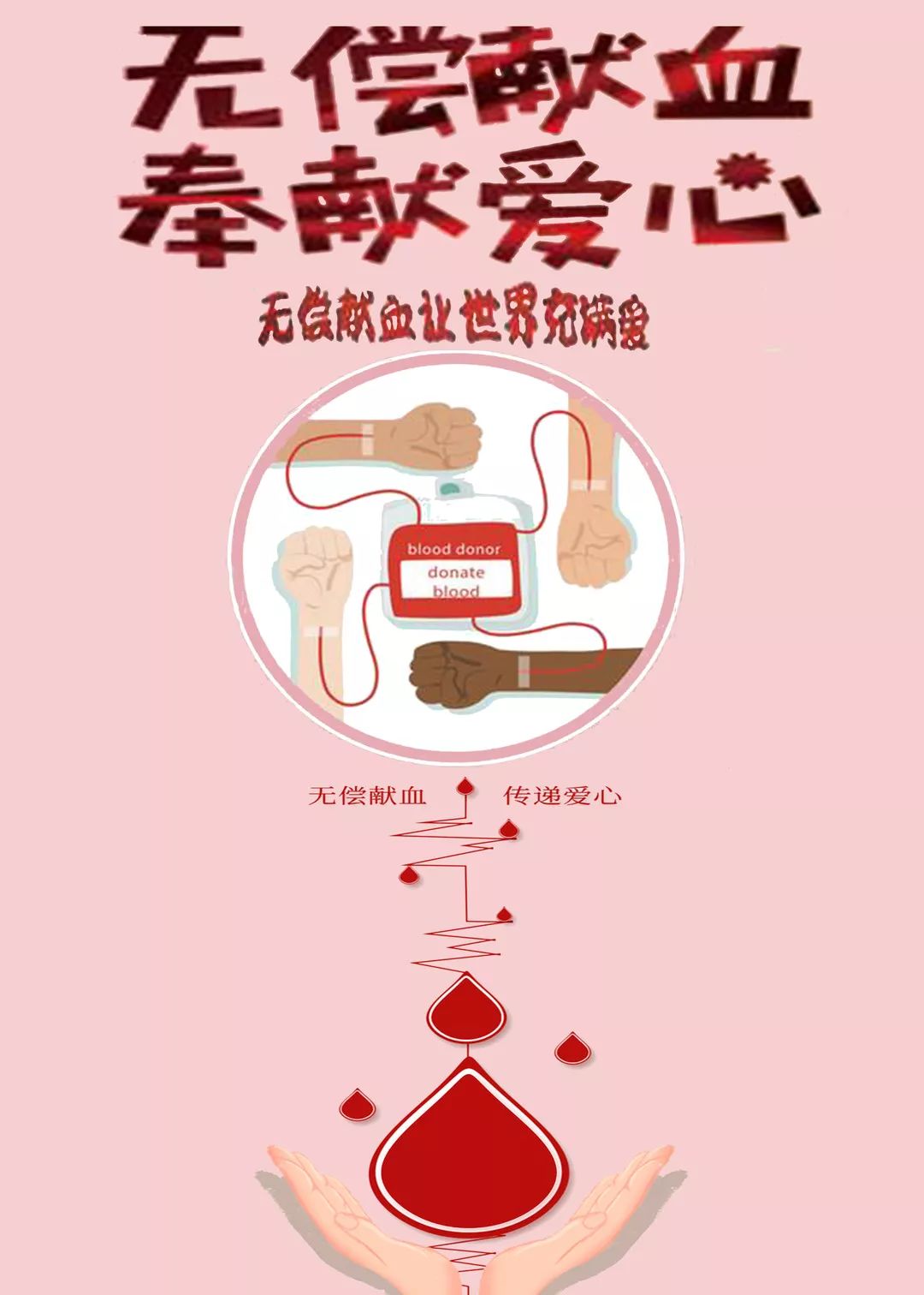 2019年献血海报设计大赛|传递热血 彩绘真情
