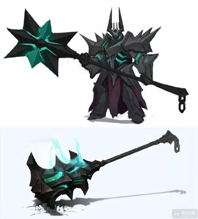 lol:新版铁男概念图 武器神似电吉他