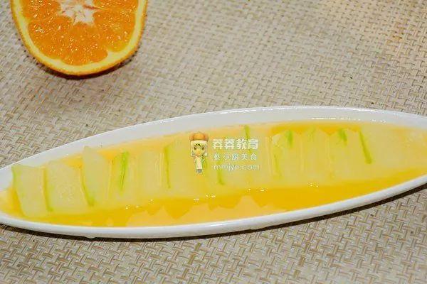 清热解暑食谱——橙汁冬瓜|橙汁冬瓜的做法