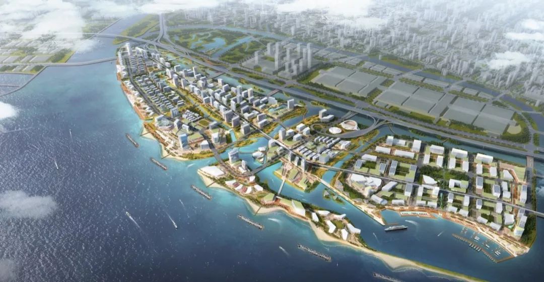 海洋新城规划图,来源深圳市海洋新城城市设计国际咨询