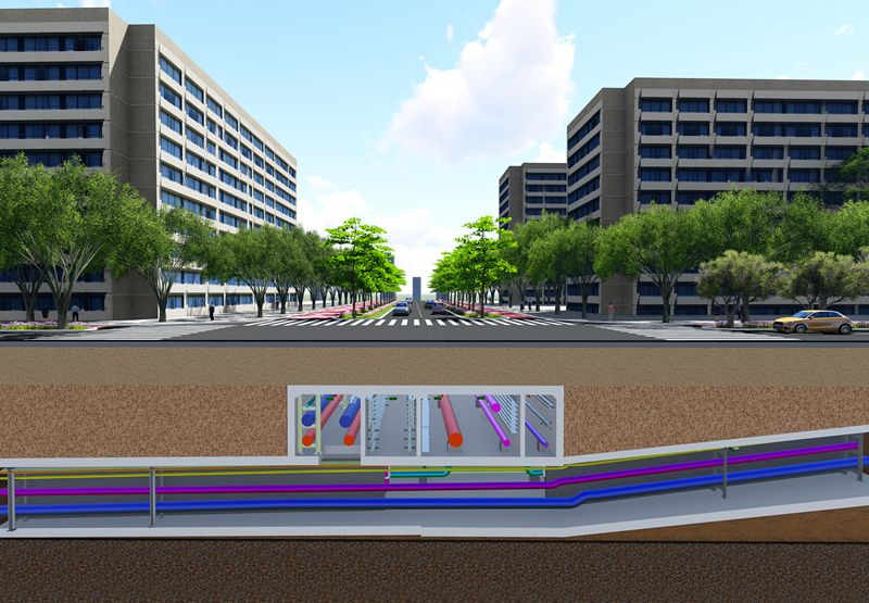 综合管廊还可以这样施工见识了