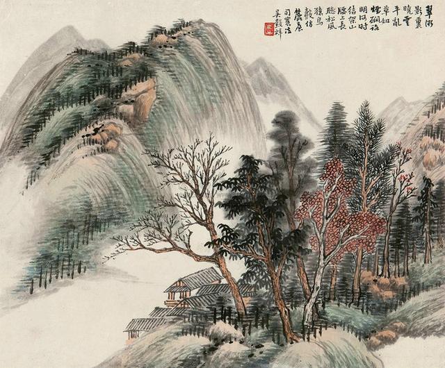 清代画家吴谷祥山水作品欣赏