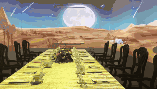 沙漠主题全息餐厅