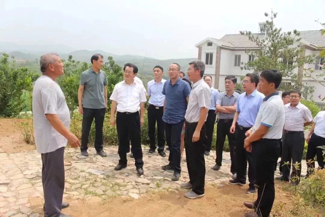 6月21日上午,五莲县委书记马维强调研民宿业发展情况,县政协主席马