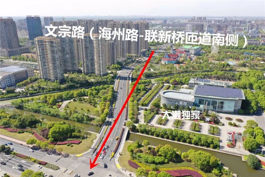 文宗路(联新桥匝道南侧-海州路)拓宽改造工程项目 北起联新桥南侧