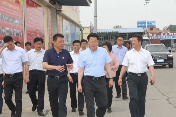 副省长,阜阳市委书记杨光荣考察华源医药