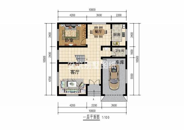 10米x10米新房屋设计图展示