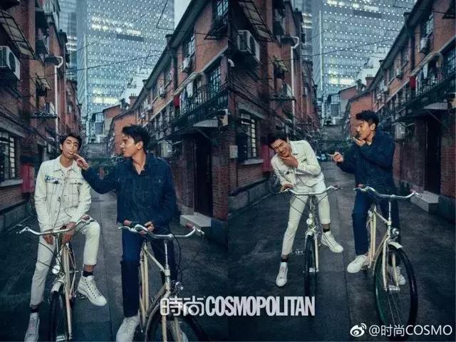 王一博肖战合体登时尚芭莎,陈情令是不是要上线了