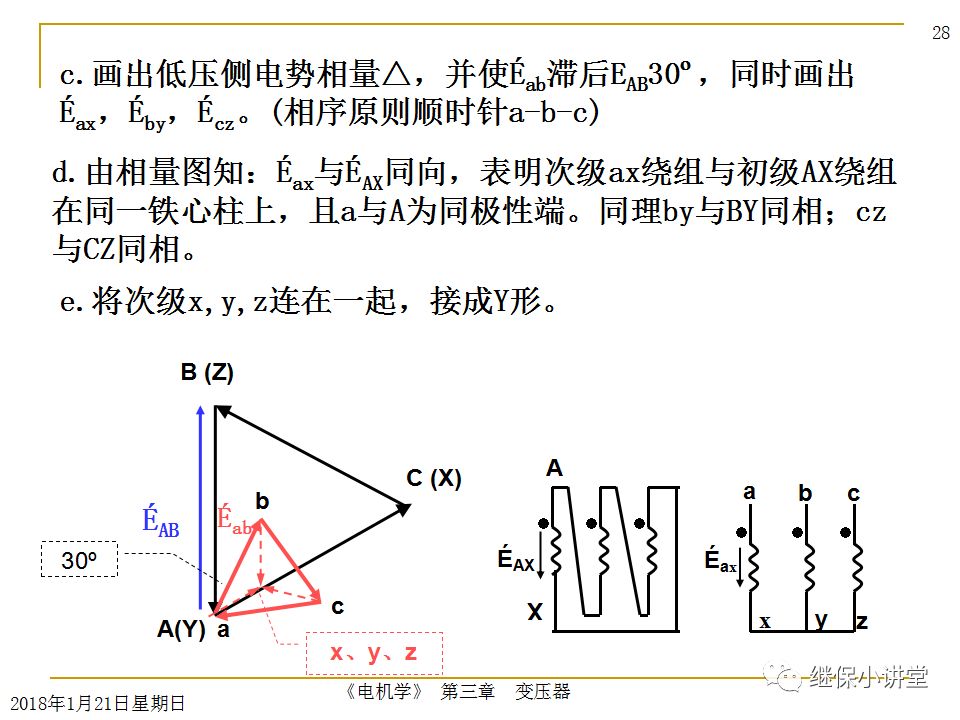 变压器原理及接线组别