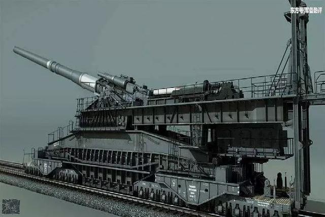 造电梯的手造出了比军舰还重的大炮,威力大到不可描述_古斯塔夫