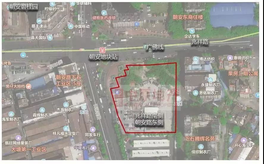 佛山地铁2号线2021年9月试运营,朝安地铁站旁拍地成交