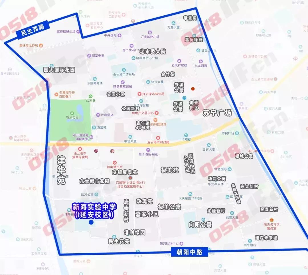 2019年海州地区学区范围公布!快看你家学区变了没?