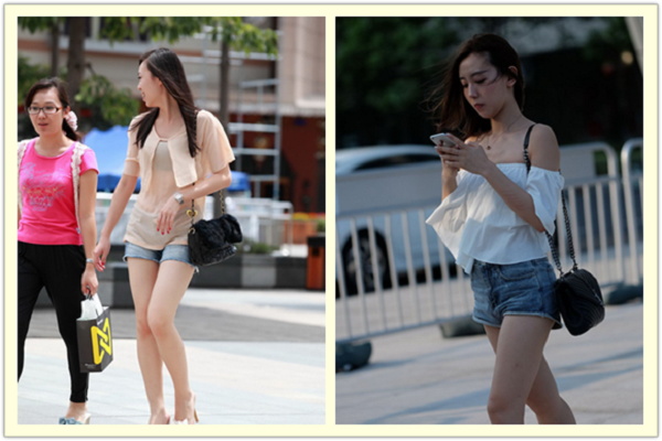 时尚街拍:高颜值美女简直美翻了，时尚前卫有魅力