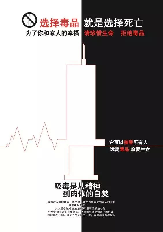 "无毒青春 健康生活"禁毒海报设计评选活动