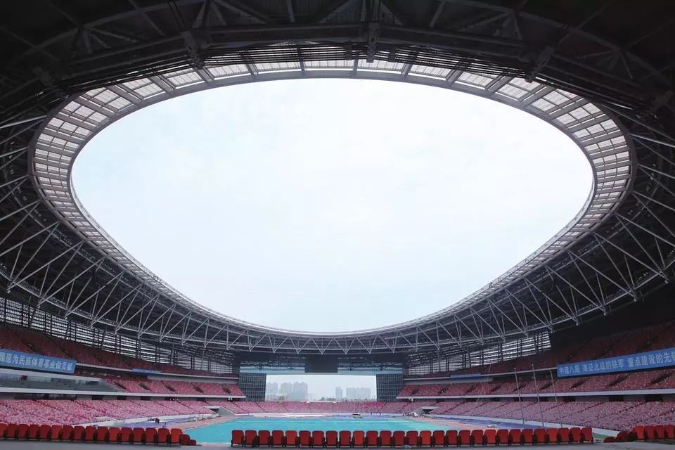 第十一届全国民族运动会主办场地郑州奥体中心亮相