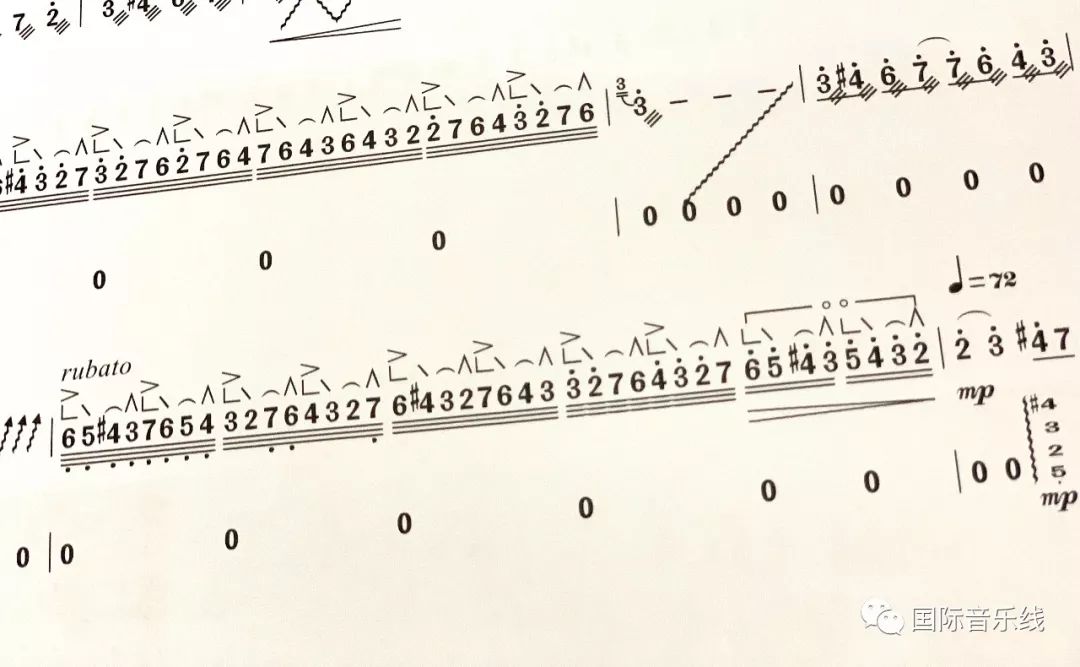 古筝曲谱集_沧海一声笑古筝曲谱(4)