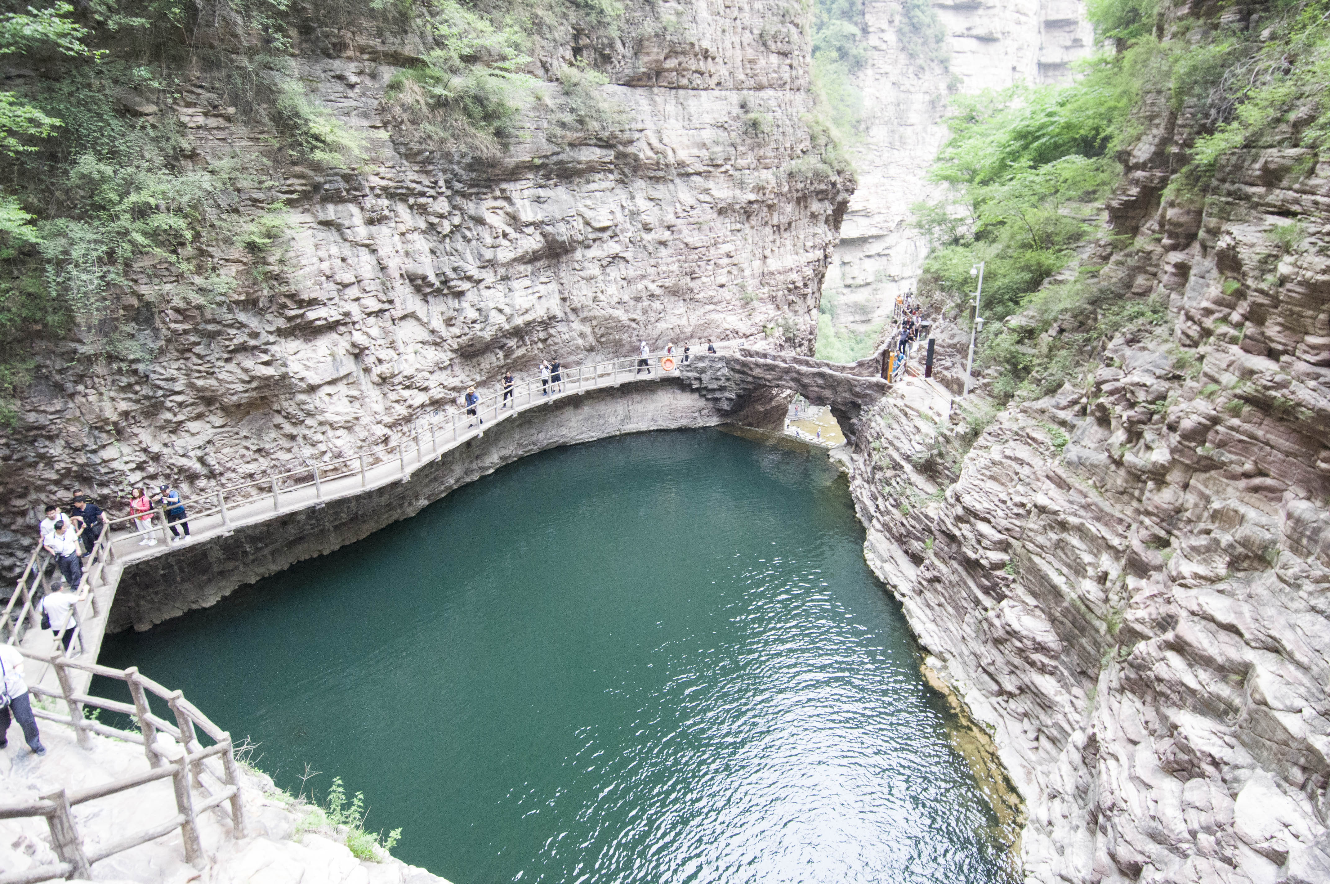 河南安阳:林州太行大峡谷景色雄伟壮丽