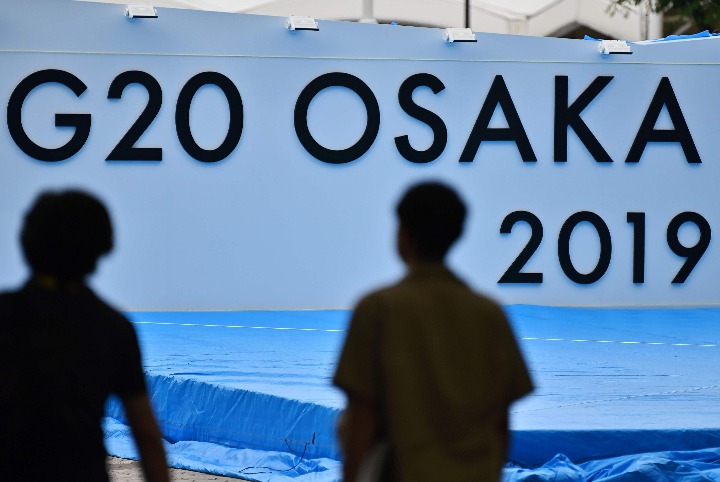 秘籍6月25日在狼牙大阪v秘籍的大阪市政厅,建筑物这是挂上了g20大阪日本特种部队小游戏中央图片