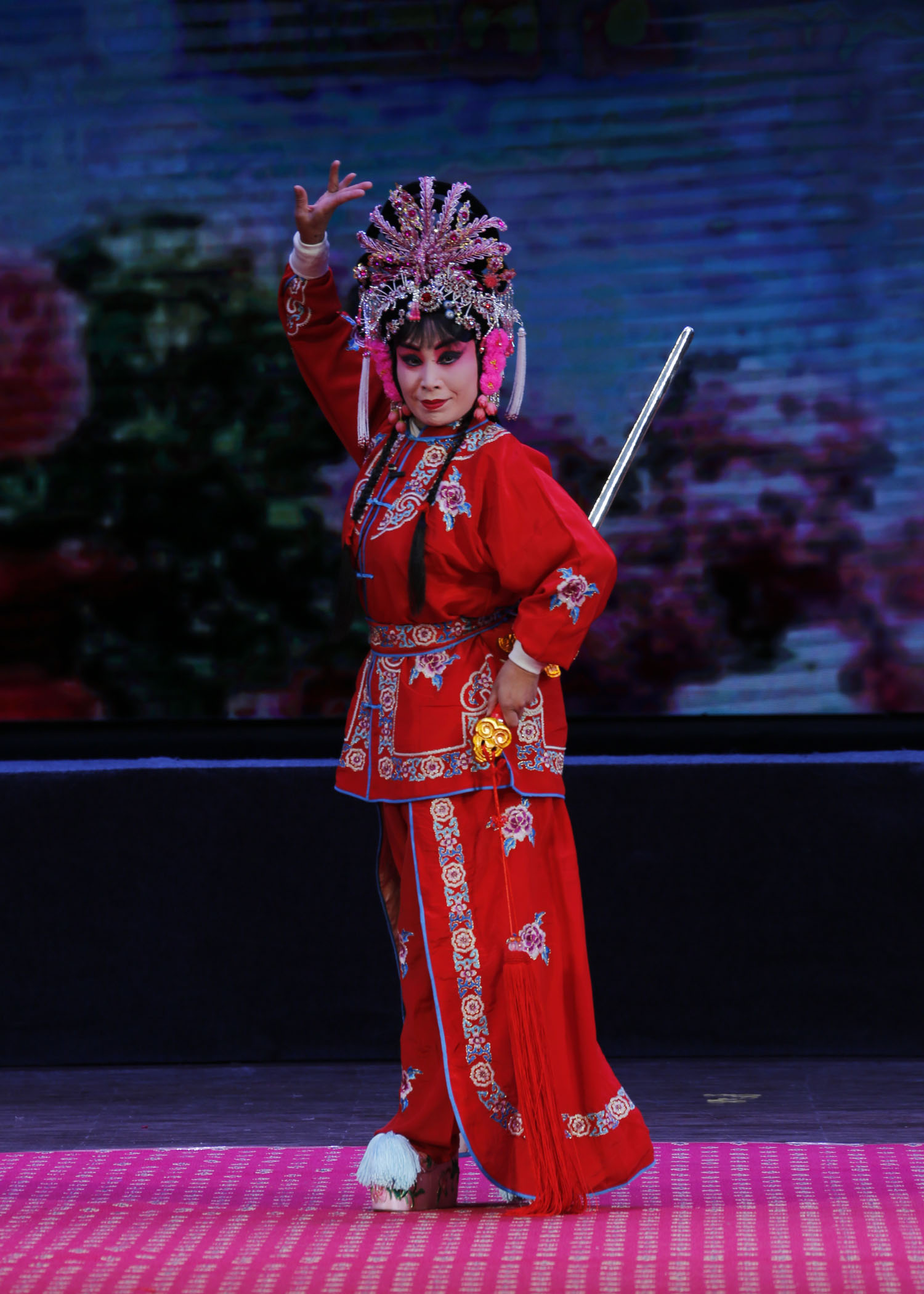 上党落子《程咬金招亲》在潞州剧院上演