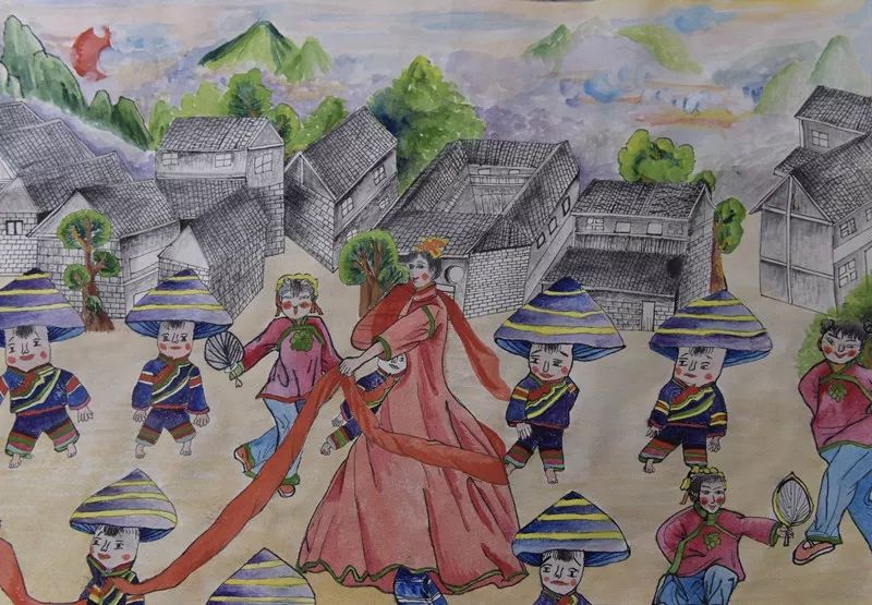 "祖国好·家乡美"书画创作比赛,来看看余庆孩子们的参赛作品吧!