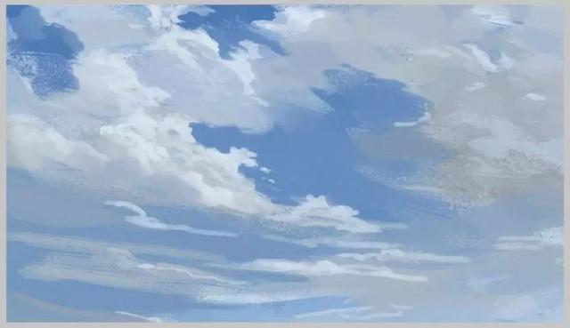 动漫里的天空怎么画?想要画出宫崎骏的天空只需要三步