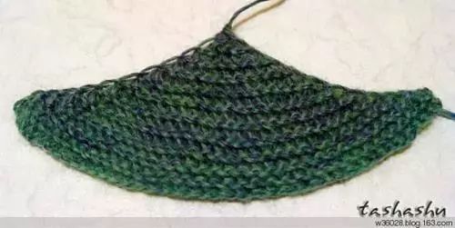 分享一款美丽的树叶棒针织法教程,简单实用,编织毛衣