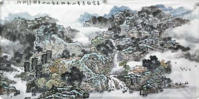 艺家逸品著名画家田明作品赏析