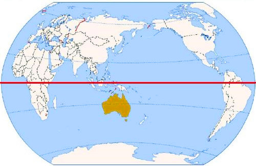 地图看世界;澳大利亚地跨大洋洲和亚洲_英国