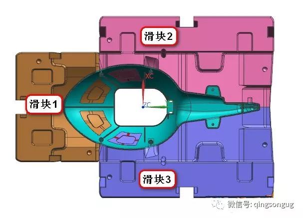 模具设计干货分享!前模"弹滑块"的做法参考