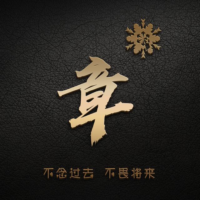 你该换个头像了,30张大气金色银色3d商务姓氏微信头像