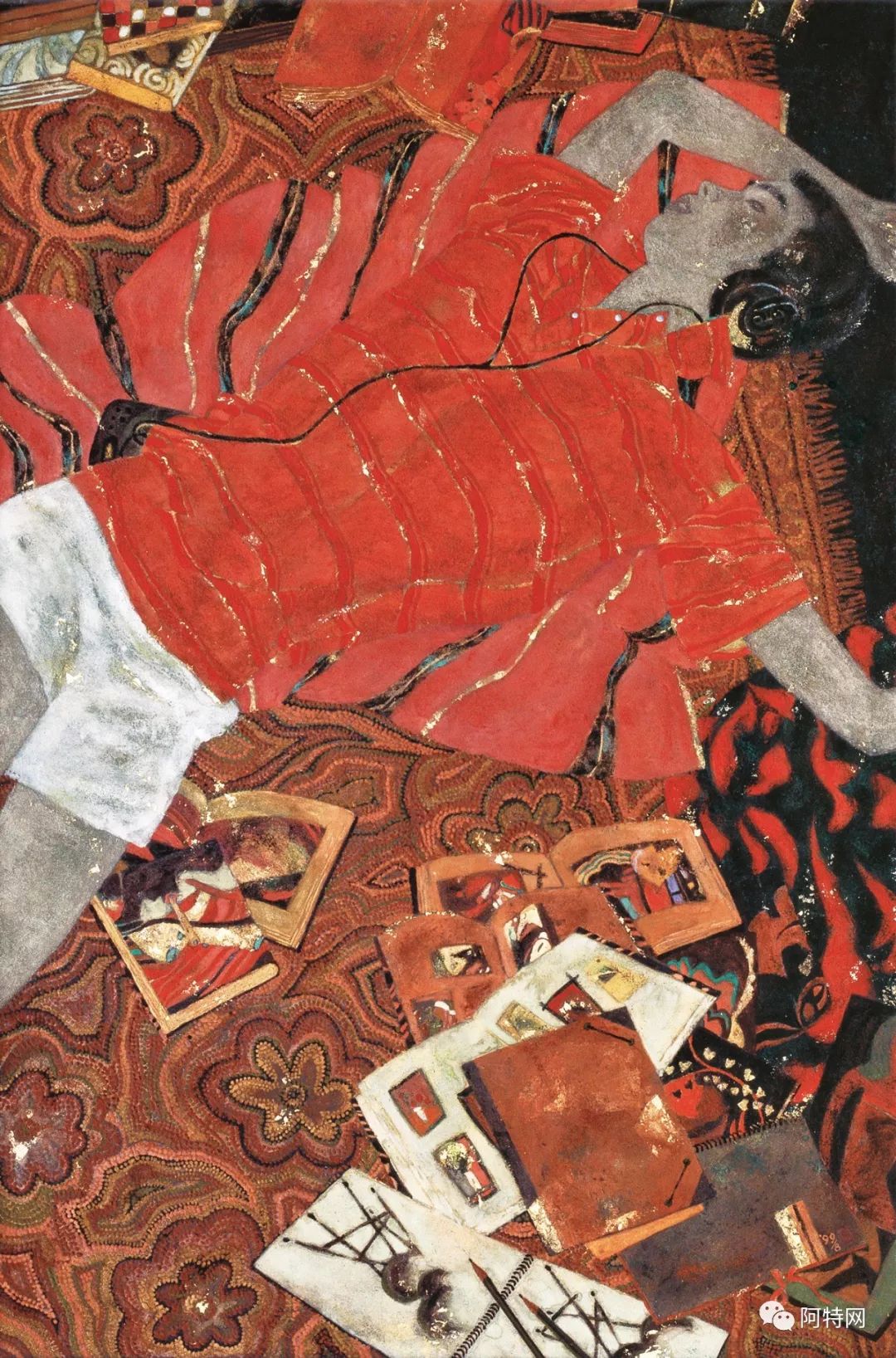 胡明哲《中国女性艺术》代表性艺术家_材质
