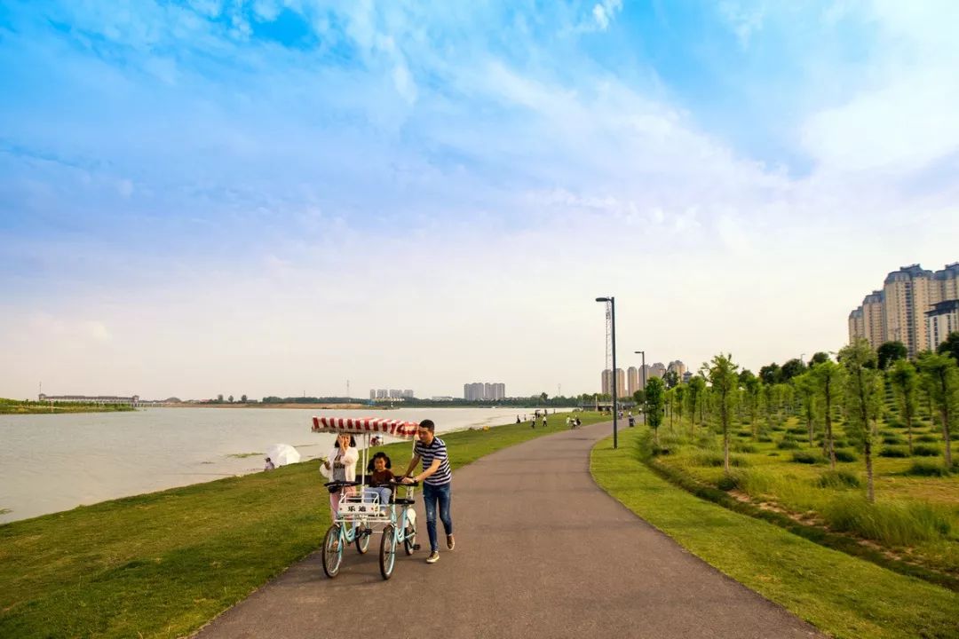 颍上滨河公园仲夏皖北最休闲浪漫之地